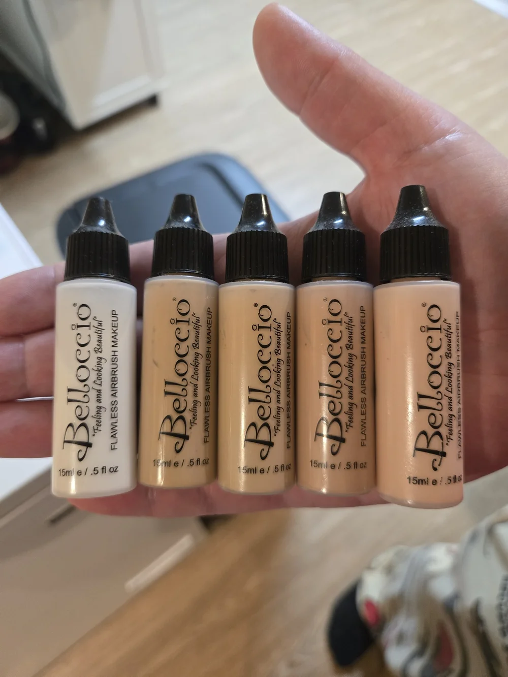LuminEssence Airbrush Makeup System with Shade Bottles